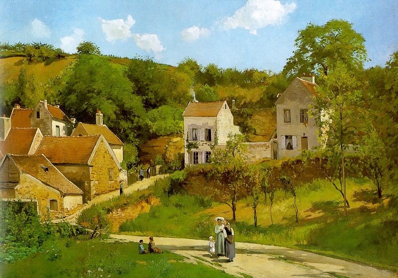 Camille Pissarro The Hermitage at Pontoise